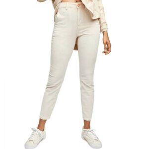 Free People Corduroy Pants Fine Whale Line Ankle Jeans